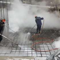 Парогенератор для стройки зимой, в Москве