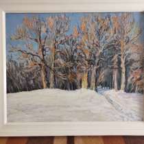 Картина "Зимний лес", в Ялте