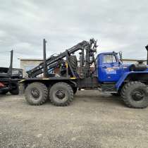 Лесовоз УРАЛ 4320 с КМУ и роспуском, в Тамбове