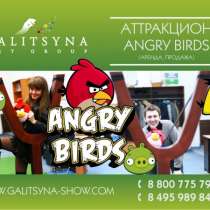 Развлекательная игра Angry Birds, в Москве