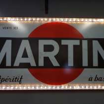 Винтажная вывеска Martini 1957г, в Санкт-Петербурге