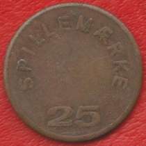 Дания жетон игровой DANSK AUTOMAT BRANCHE FORENING MEKA 25, в Орле