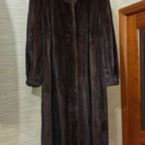 Шуба из норки длинная, в Москве