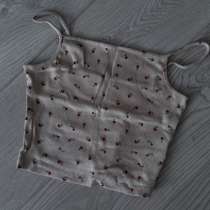 Топ в цветочек. Бежевый, в Угличе