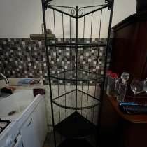 Полка угловая черная, в Москве