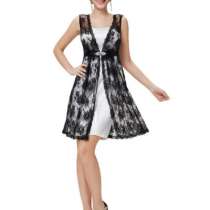 Коктейльное атласное платье М/10 "Ever-pretty Артикул: HE05113BK, в Владикавказе