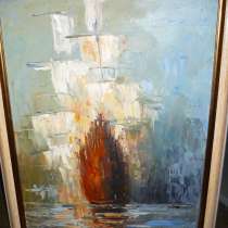 Картина "Парусник", худ. Валерий Баланцов, в Москве