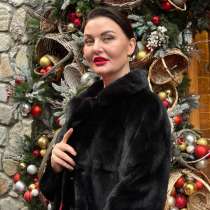 Шуба норковая чёрная, в Москве