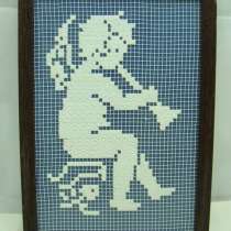 Филейное фламандское кружево Ангел (V241), в Москве