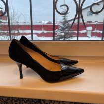 Женские туфли замша/лак, в Санкт-Петербурге