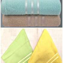 Наборы махровых полотенец для лица и рук. Новые, в Вологде