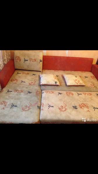 Двухспальный угловой диван с комодом в Москве фото 3