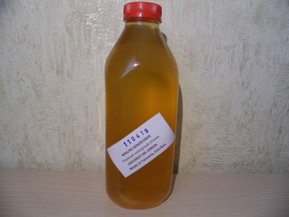Продаем кокосовое масло из Танзании в розницу и оптом