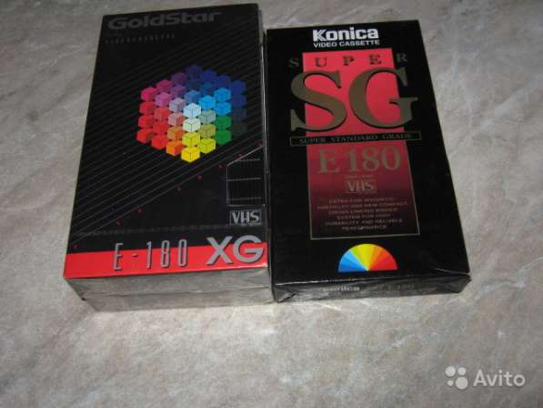 Видеокассеты VHS с однократной записью japan, korea