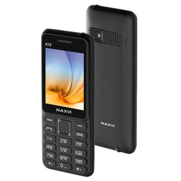 Телефон мобильный MAXVI K12 Black