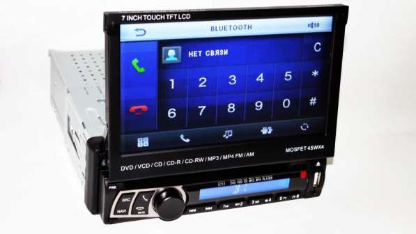 1din Магнитола Pioneer 712 GPS, USB, DVD, TV, Bluetooth в фото 10