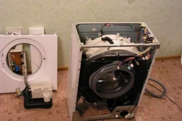 Ремонт стиральных машин на дому, неразборных баков крестовин в фото 4