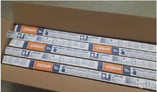 Лампы люминесцентные Osram L36W/765 в Казани фото 3