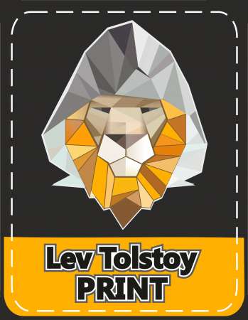 Lev Tolstoy Print - печать на одежде, тканях, сувенирах