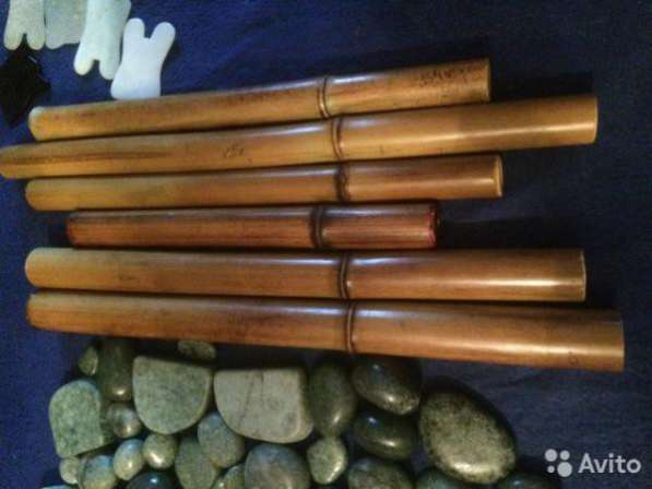 Бамбуковые палочки, камни Жадеит для массажа, стоунтерапи в Москве фото 9