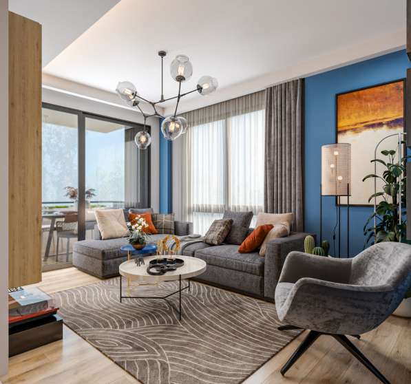 4-к. квартира 82м² Турция, Мерсин, Эрдемли в 