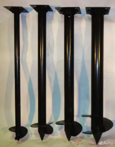 Опоры освещения на винтовых сваях