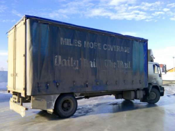 Грузовик MAN 18.224 бортовой тентованный грузовой фургон с воротами в Москве фото 5