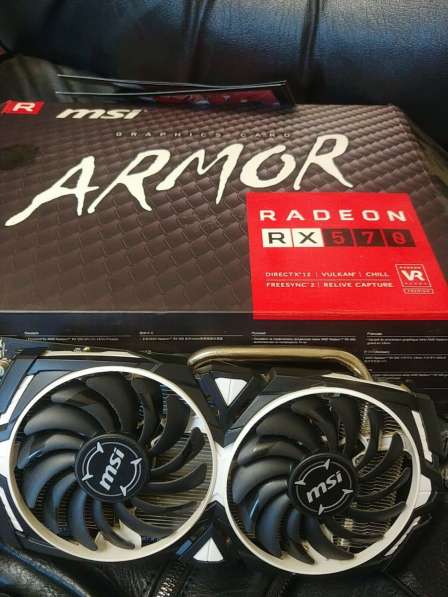 MSI Armor Radeon RX 570 8G OC Scheda Video (8 GB, GDDR5, 256