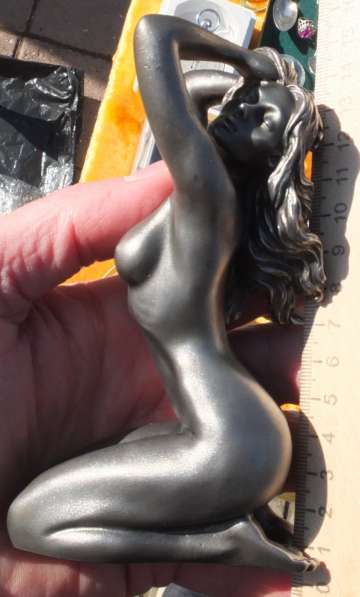 Чугунная статуэтка Ассоль из Алые Паруса, чугун, серебрение в Ставрополе