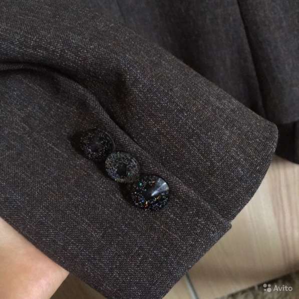 Коричневый пиджак из Италии в Обнинске фото 3