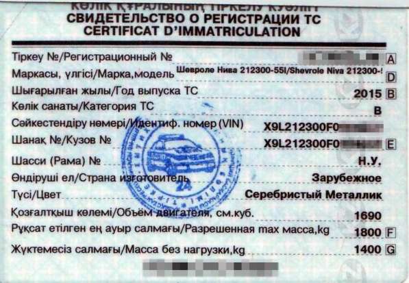 Chevrolet, Niva, продажа в г.Кокшетау в фото 18