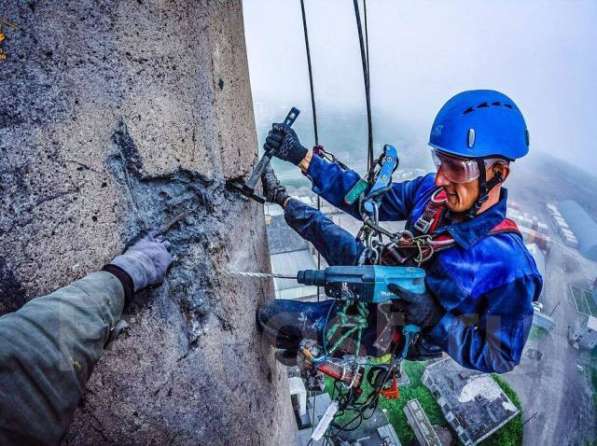 Высотные работы (утепление)профессиональный альпинист Одеса