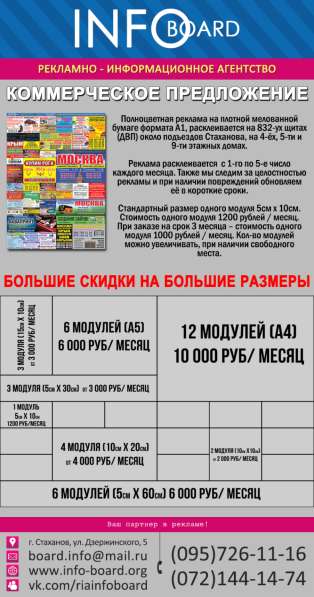 Рекламное агентство INFOboard в 