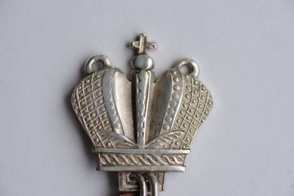 Старинный наградной наперсный крест с украшениями. 1880-е гг в Санкт-Петербурге фото 31