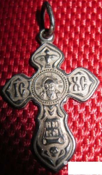 Крест крестик нательный серебряный серебро