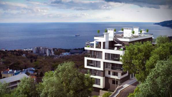 Двухуровневая квартира с шикарным видом на море в Ялте