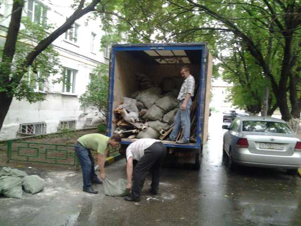 Вывоз мусора, погрузка мусора, Газели, Камазы в Воронеже фото 3