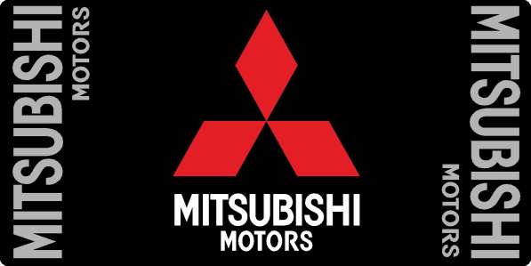 Табличка под Японский номер "Mitsubishi"