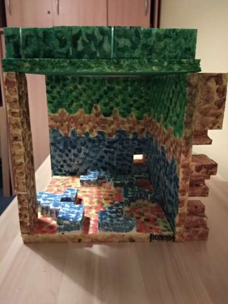Minecraft лабиринт для хомяка в фото 3