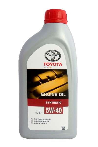 Toyota 5w40 Synthetic Engine Oil, канистра 1 литр