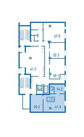 Продажа офиса 80.2 м2 в Санкт-Петербурге