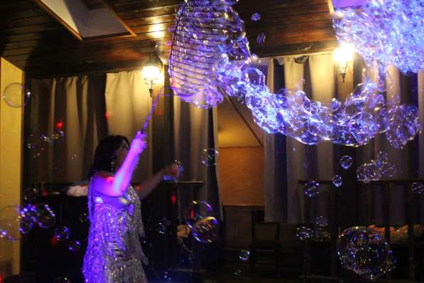 Шоу мыльных пузырей на свадьбу в Смоленске