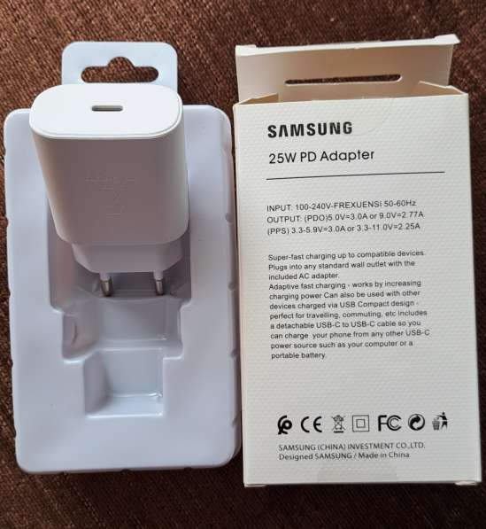 Зарядное для телефона Samsung 25W в 