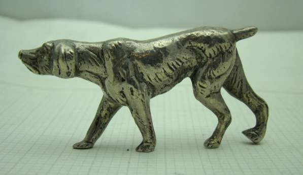 Фигурка литая, миниатюра Собака (V079)