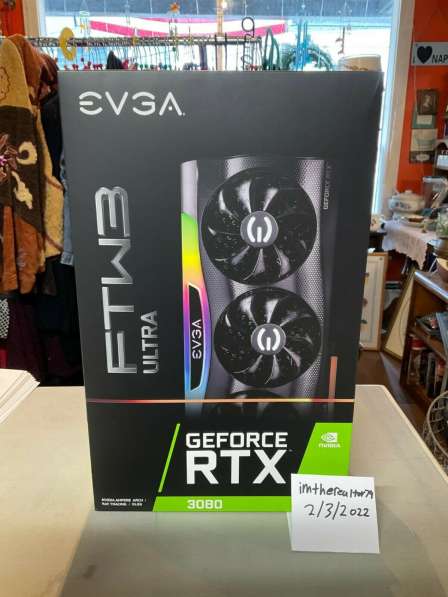 Ультраигровая видеокарта EVGA GeForce RTX 3080 FTW3 с заводс