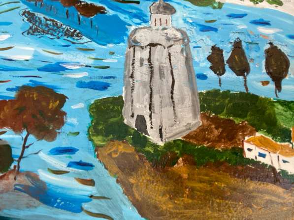 Картина холст акрил