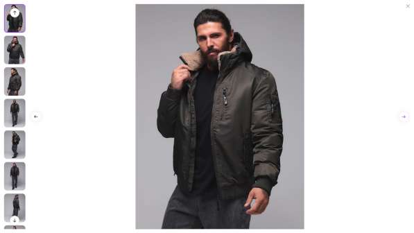 Куртка зимняя мужская пилот (бомбер) в Петрозаводске