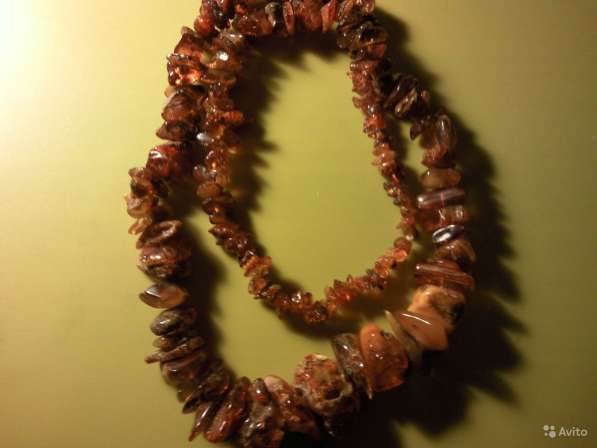 Ожерелье (бусы) из натурального янтаря в Москве
