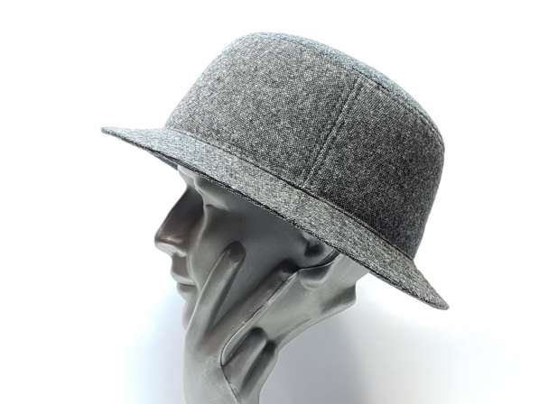 Шляпа панама шерстяная мужская AIS (серый) в Москве фото 9