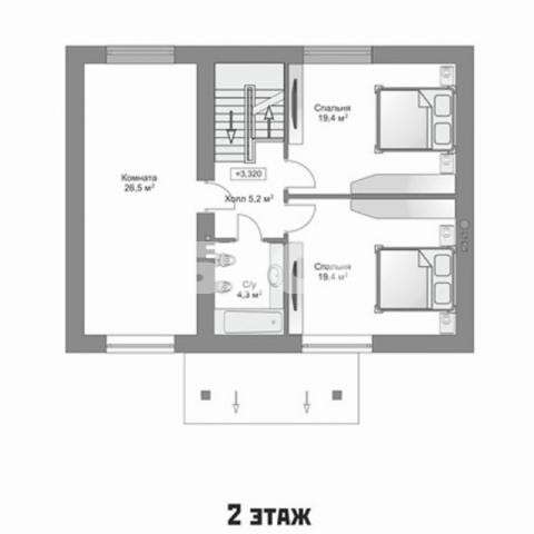 Продам коттедж в Москве. Жилая площадь 210 кв.м. в Москве